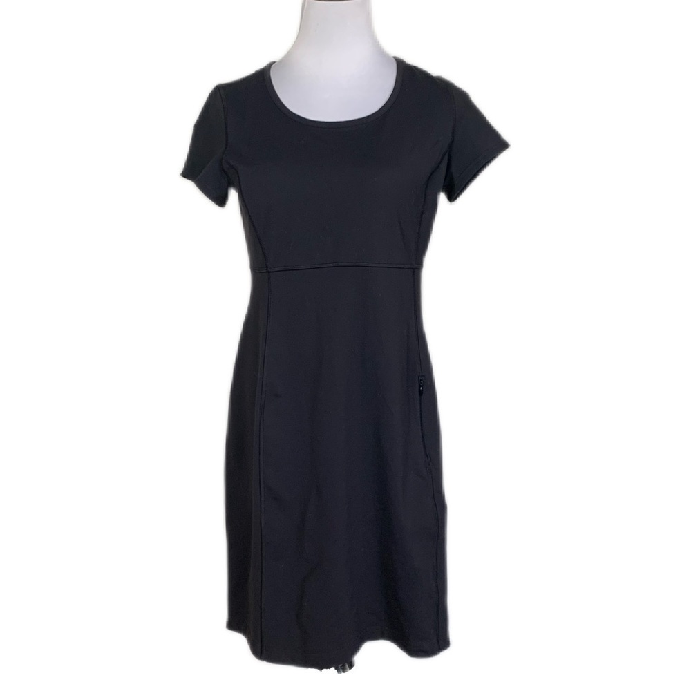 Duluth Trading Co. SZ S NoGA Black Zippered Pocket Athletic Dress
